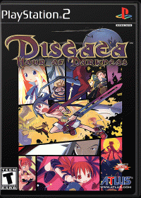 Disgaea Hour of Darkness Playstation 2 US box art